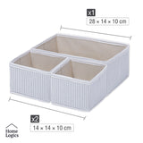 Set de 3 Organizadores de Cajón Home Logics 1 un
