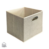 Caja Almacenamiento Beige 31 x 31 cm Home Logics 1 un