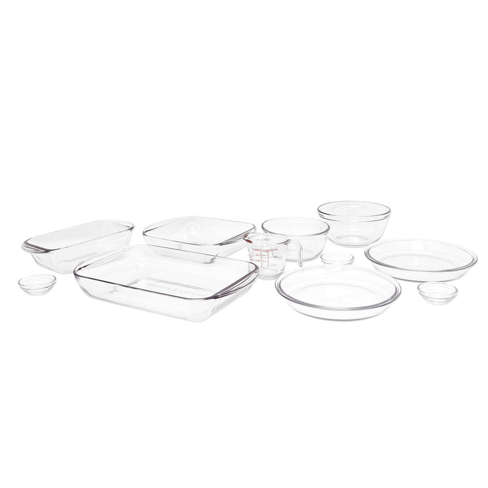 Set 11 Piezas Vidrio Hornear Preparar Anchor Hocking 1 un