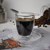 Set 4 Vasos Vidrio Doble Pared 150 ml Home Logics 1 un