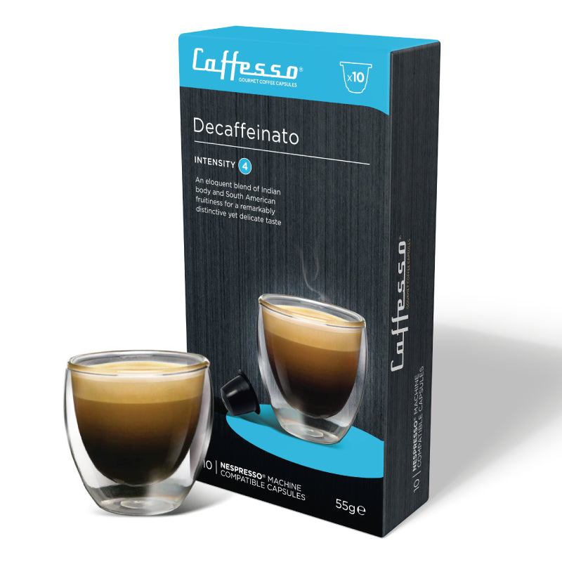 Cápsulas de Café Descafeinado para Nespresso Caffesso 10 un