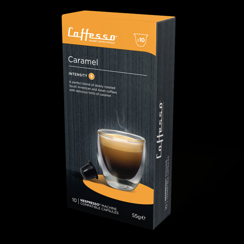 Cápsulas de Café Caramel para Nespresso Caffesso 10 un