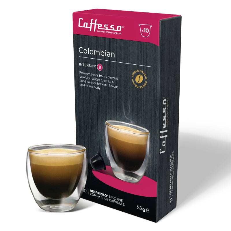 Cápsulas de Café Colombiano para Nespresso Caffesso 10 un