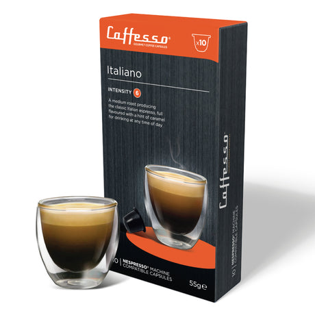 Cápsulas de Café Italiano para Nespresso Caffesso 10 un