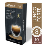 Cápsulas de Café Lungo Forte para Nespresso Caffesso 10 un