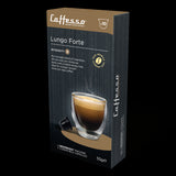 Cápsulas de Café Lungo Forte para Nespresso Caffesso 10 un