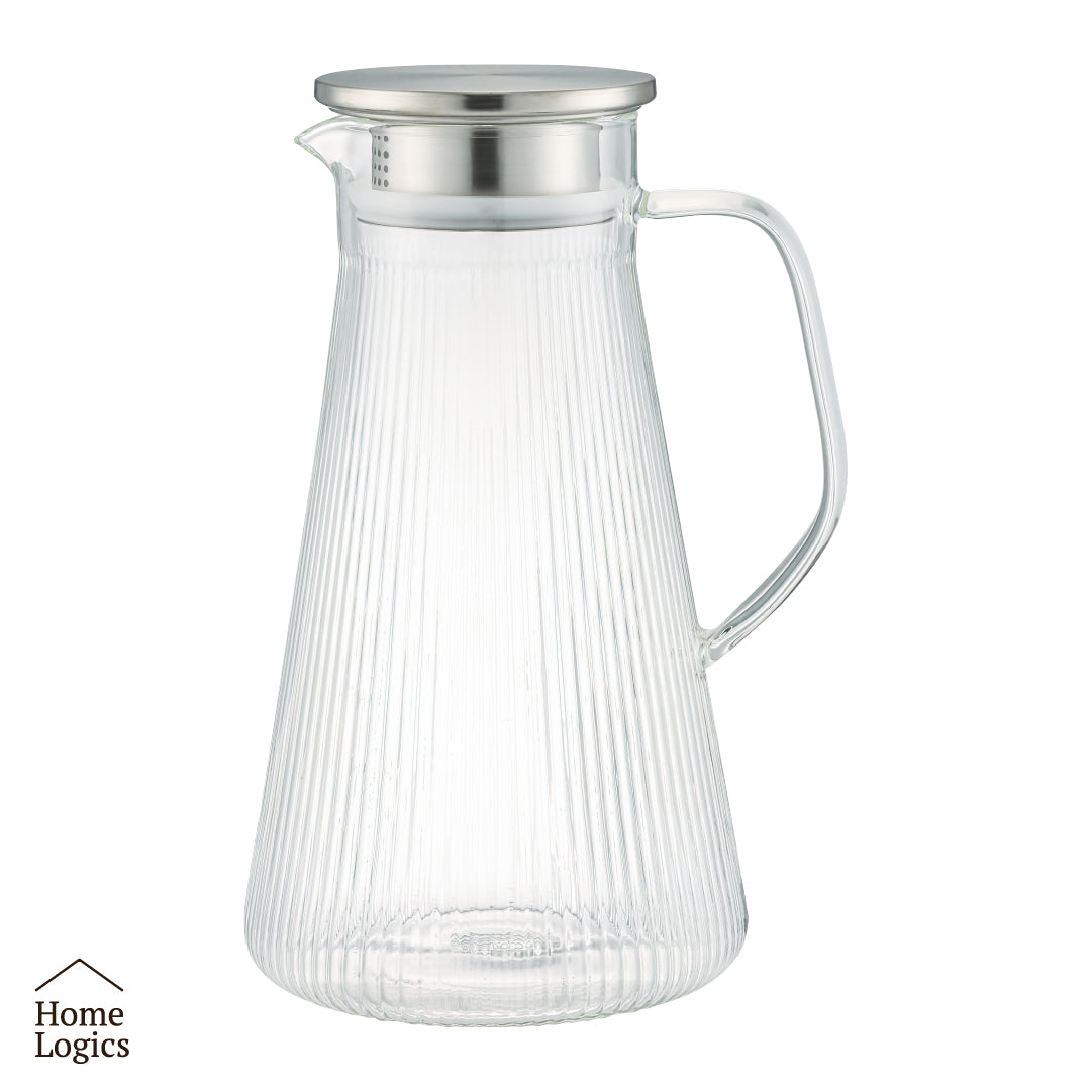 Jarra Vidrio con Tapa 1,8 L Home Logics 1 un