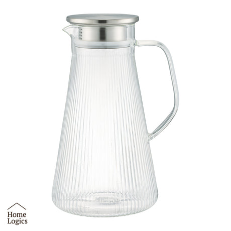 Jarra Vidrio con Tapa 1,8 L Home Logics 1 un