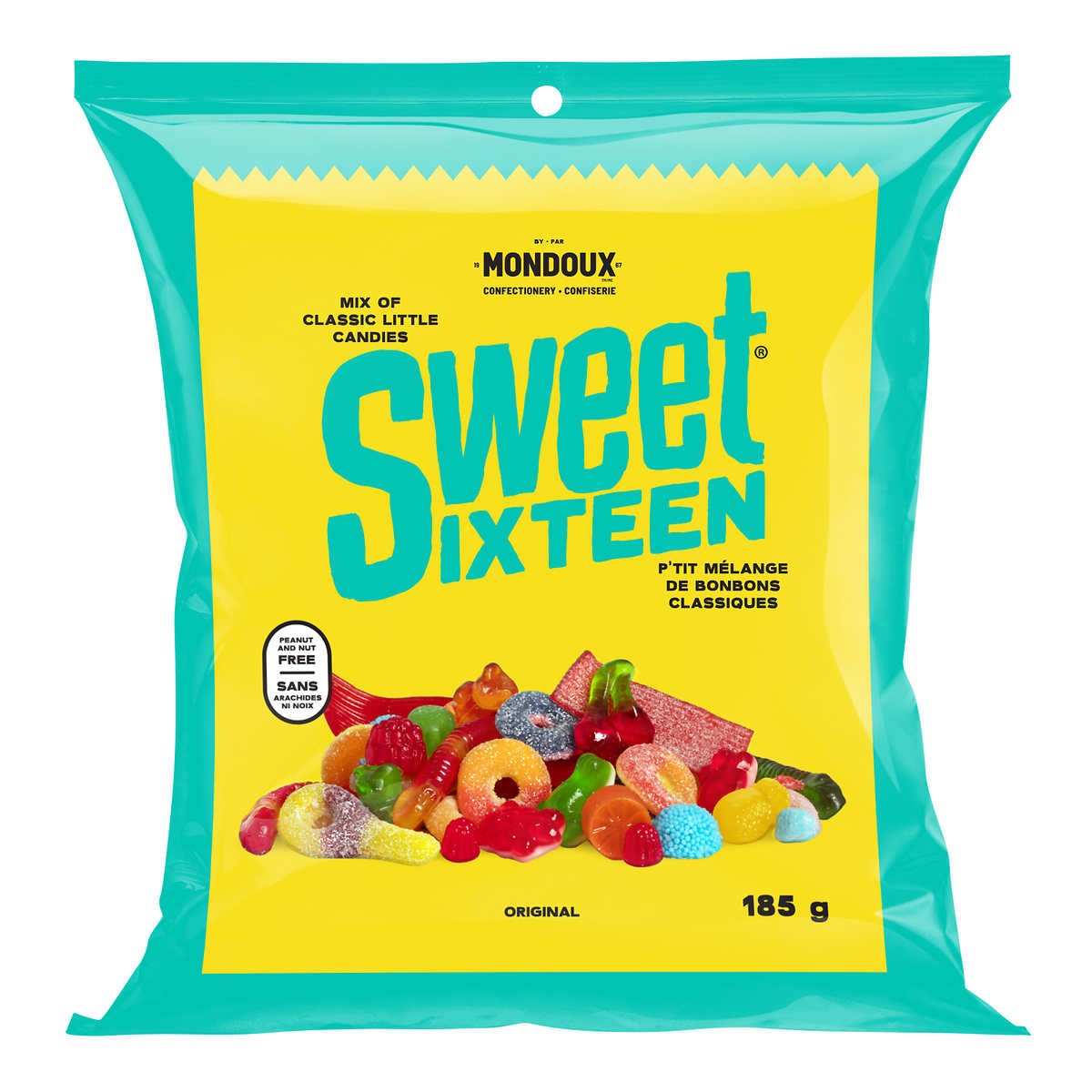 Gomitas Original Sweet Sixteen Mondoux 10 x 185 g