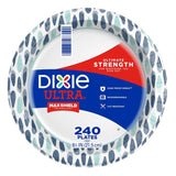 Platos de Papel Ultra 22 cm Dixie 240 un