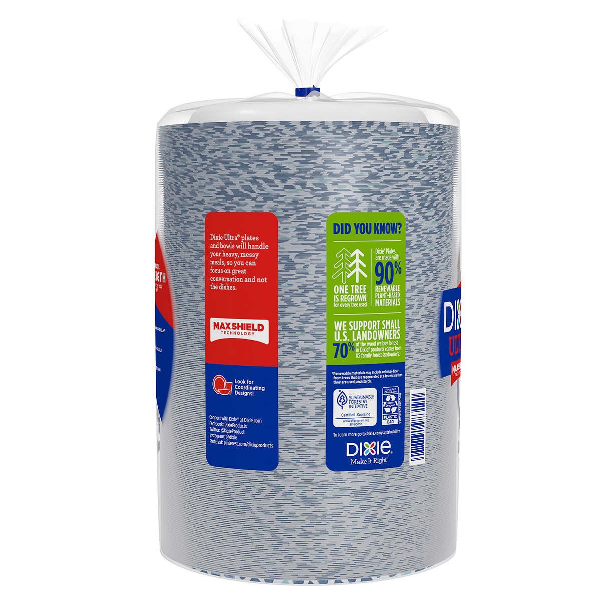 Platos de Papel Ultra 22 cm Dixie 240 un