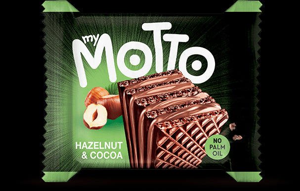 Obleas Avellana y Cocoa My Motto 10 un x 34 g