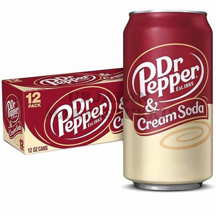 Bebida Creme Soda Lata Dr. Pepper 12 un x 355 ml