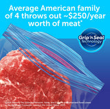 Bolsas Herméticas Freezer 33 x 38 cm Ziploc 10 un