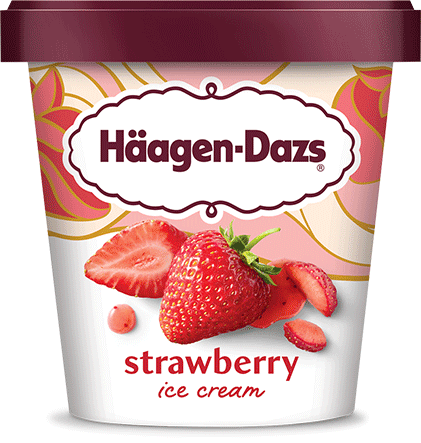 Helado Frutilla Pocillo Haagen-Dazs 106 ml