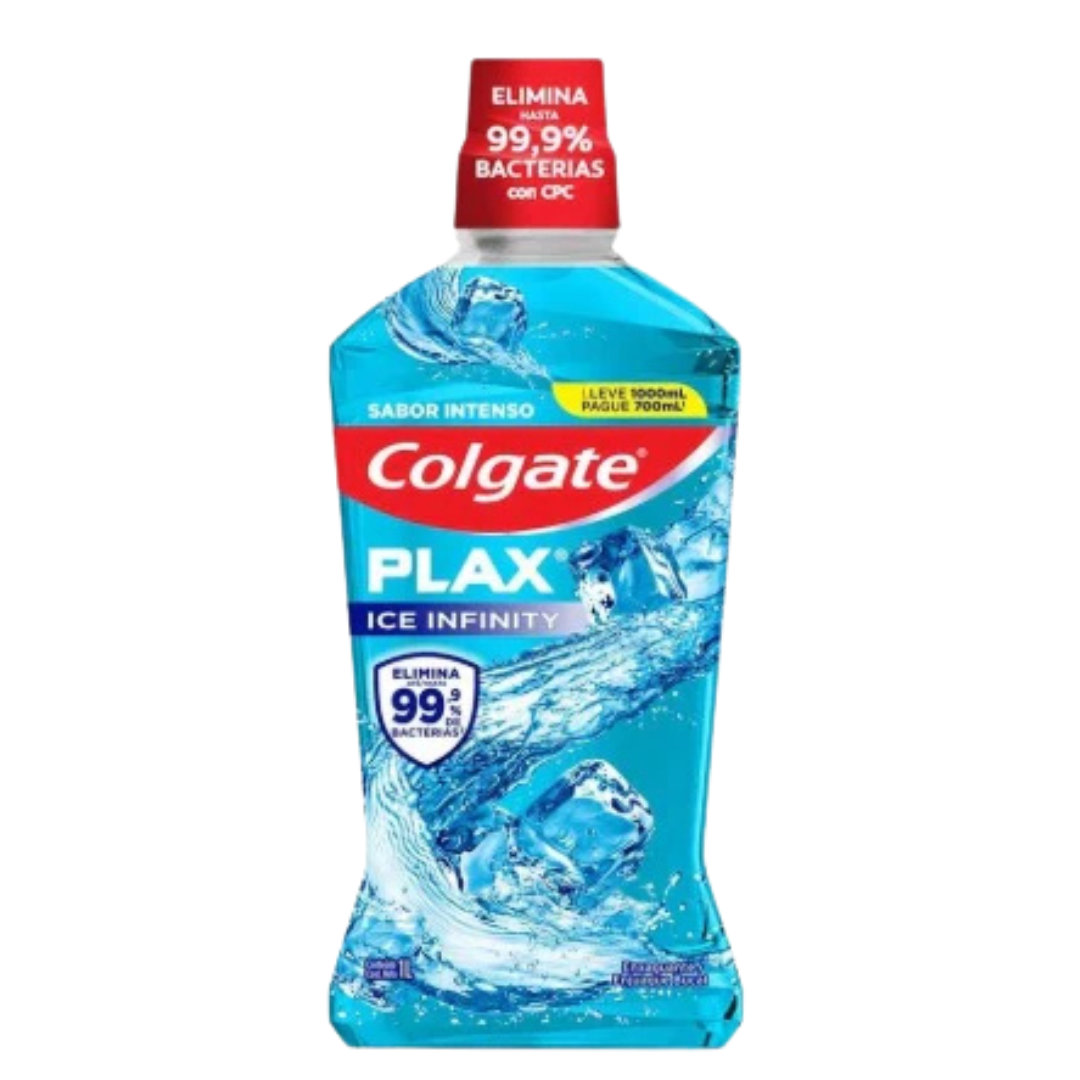 Enjuague Plax Ice Infinity Colgate 1 L