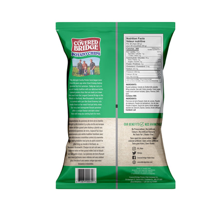 Papas Fritas Cebolla Crema Ácida Covered Bridge 170 g