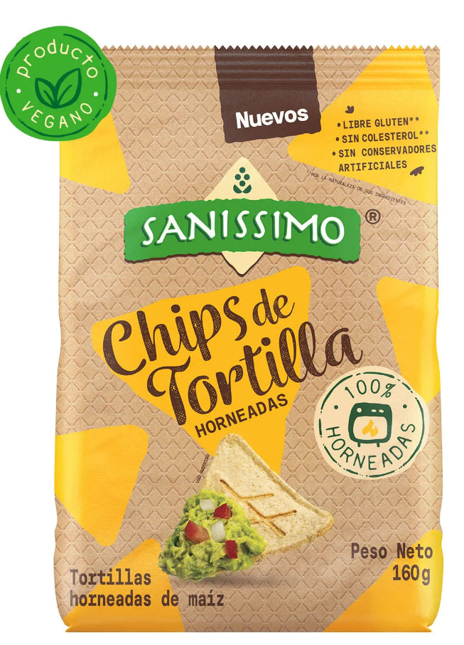 Chips de Tortilla Original Sanissimo 18 x 160 g