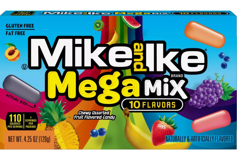 Masticables Mega Mix Theater Mike and Ike 12 x 120 g