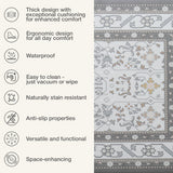 Set de 2 Alfombras Anti Fatiga Café 12 mm Home Logics 1 un