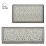 Set de 2 Alfombras Anti Fatiga Gris 12 mm Home Logics 1 un