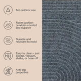 Choapino Grey 50 x 80 cm Home Logics 1 un