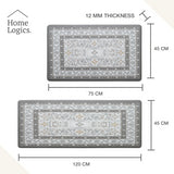 Set de 2 Alfombras Anti Fatiga Café 12 mm Home Logics 1 un