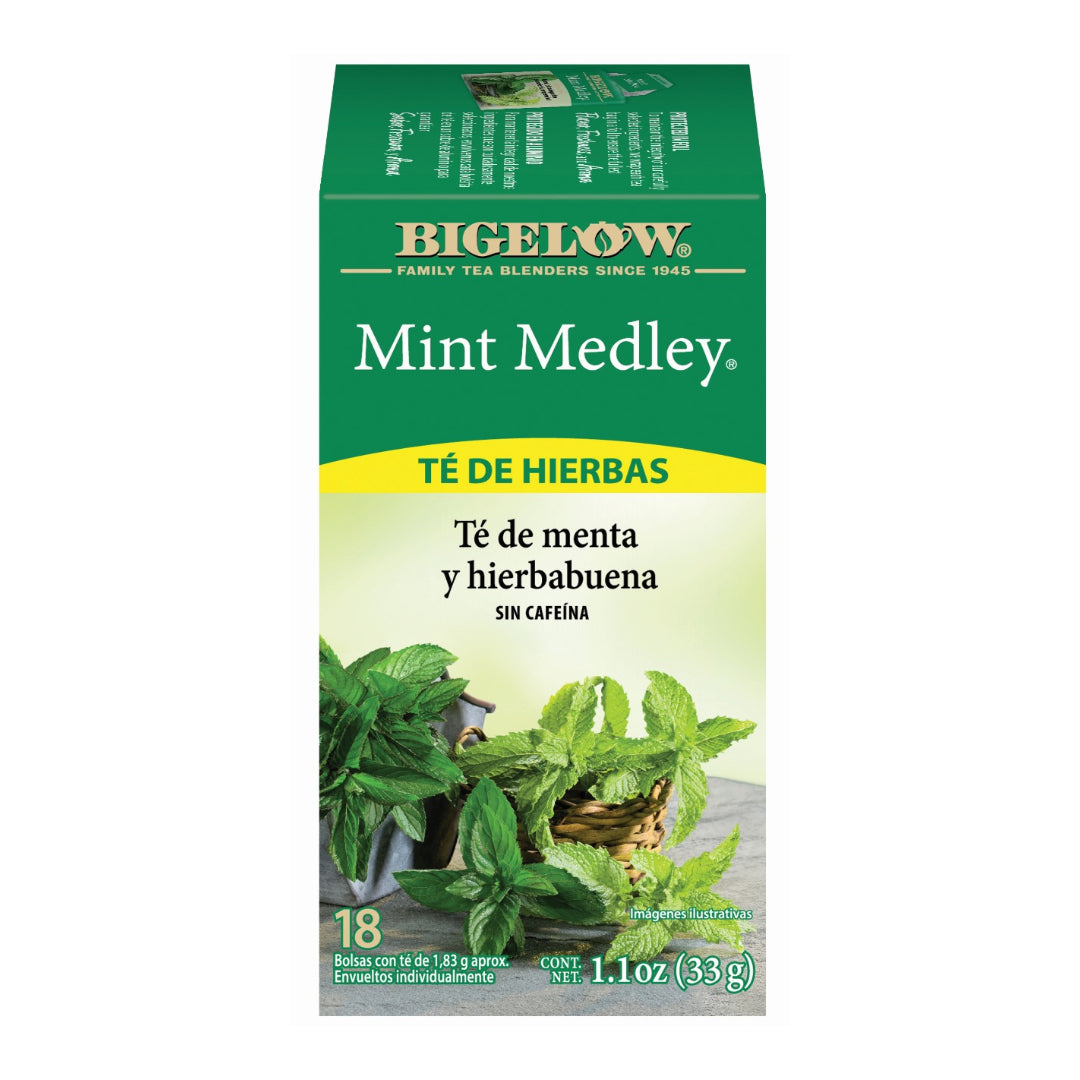 Té de Menta y Hierbabuena Bigelow 29 g 18 un
