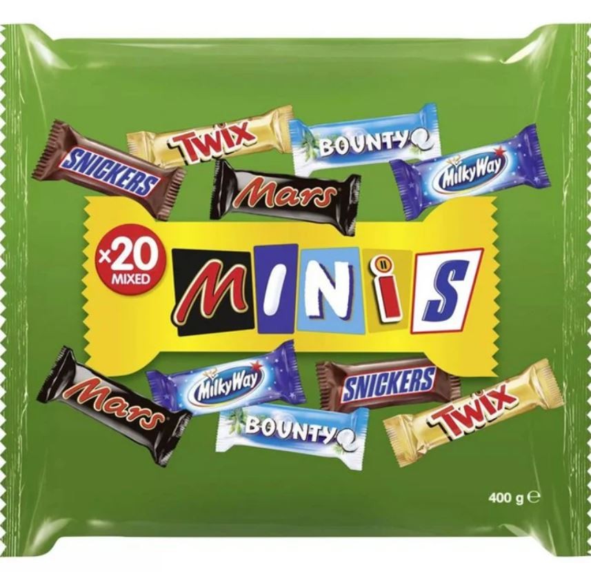 Chocolates Mini Mix Mars 400 g
