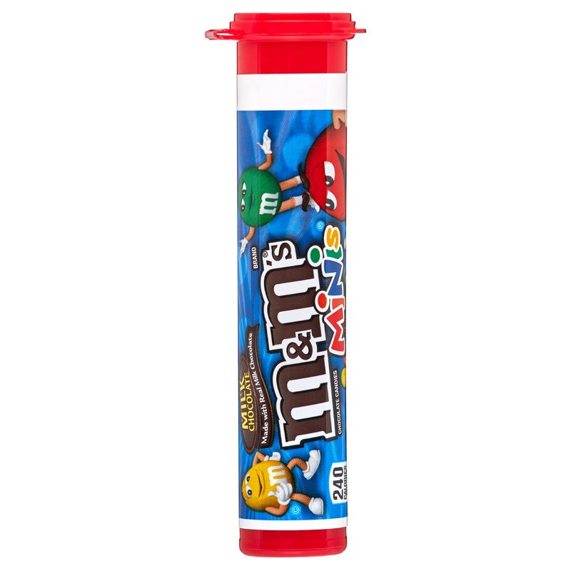 Chocolates Minis Mega Tube M&M's 24 un x 50 g