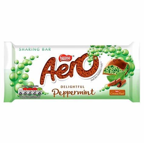 Barra Chocolate Aero Peppermint Nestle 15 x 90 g
