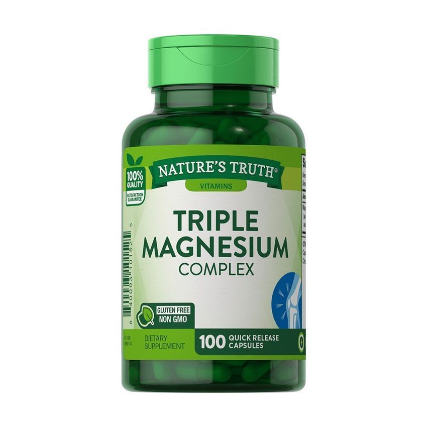 Complejo Triple Magnesio 400 mg 100 cp Nature's Truth