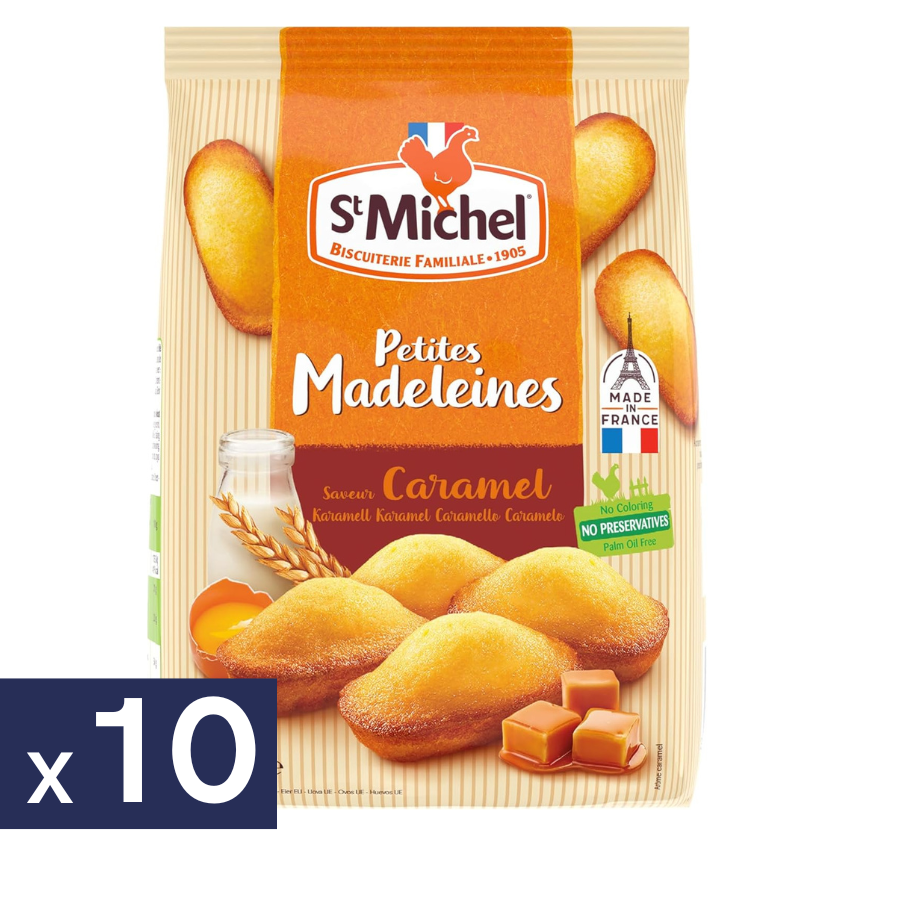 Galletas Petites Madeleines Caramelo St Michel 10 x 175 g