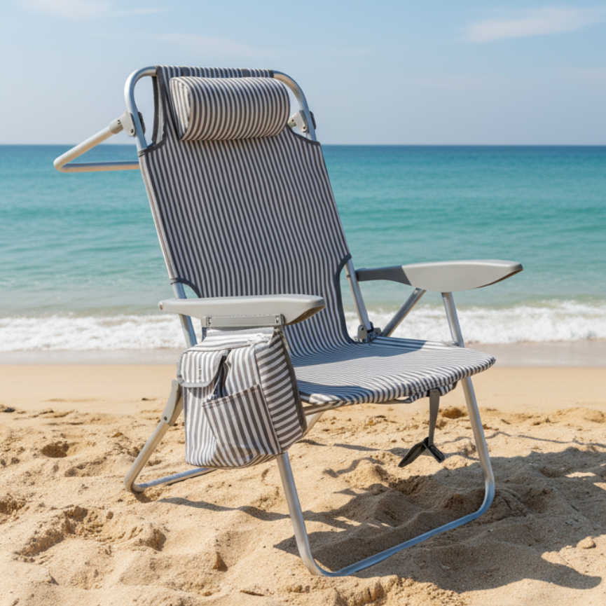 Silla de Playa Alta Bondi Sunseeker 1 un