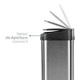 Basurero con Sensor 50L Ninestars