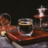 Set 4 Vasos Vidrio Doble Pared 300 ml Home Logics 1 un