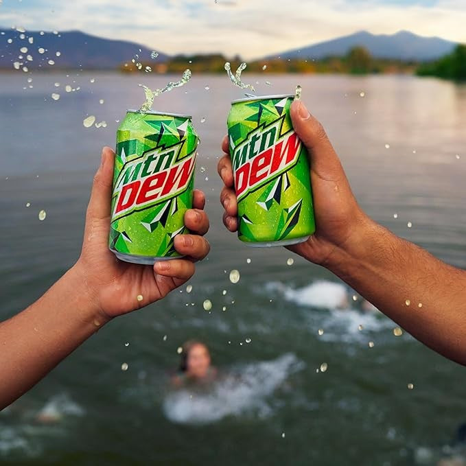 Bebidas Lata Mtn Dew 12 un x 355 ml