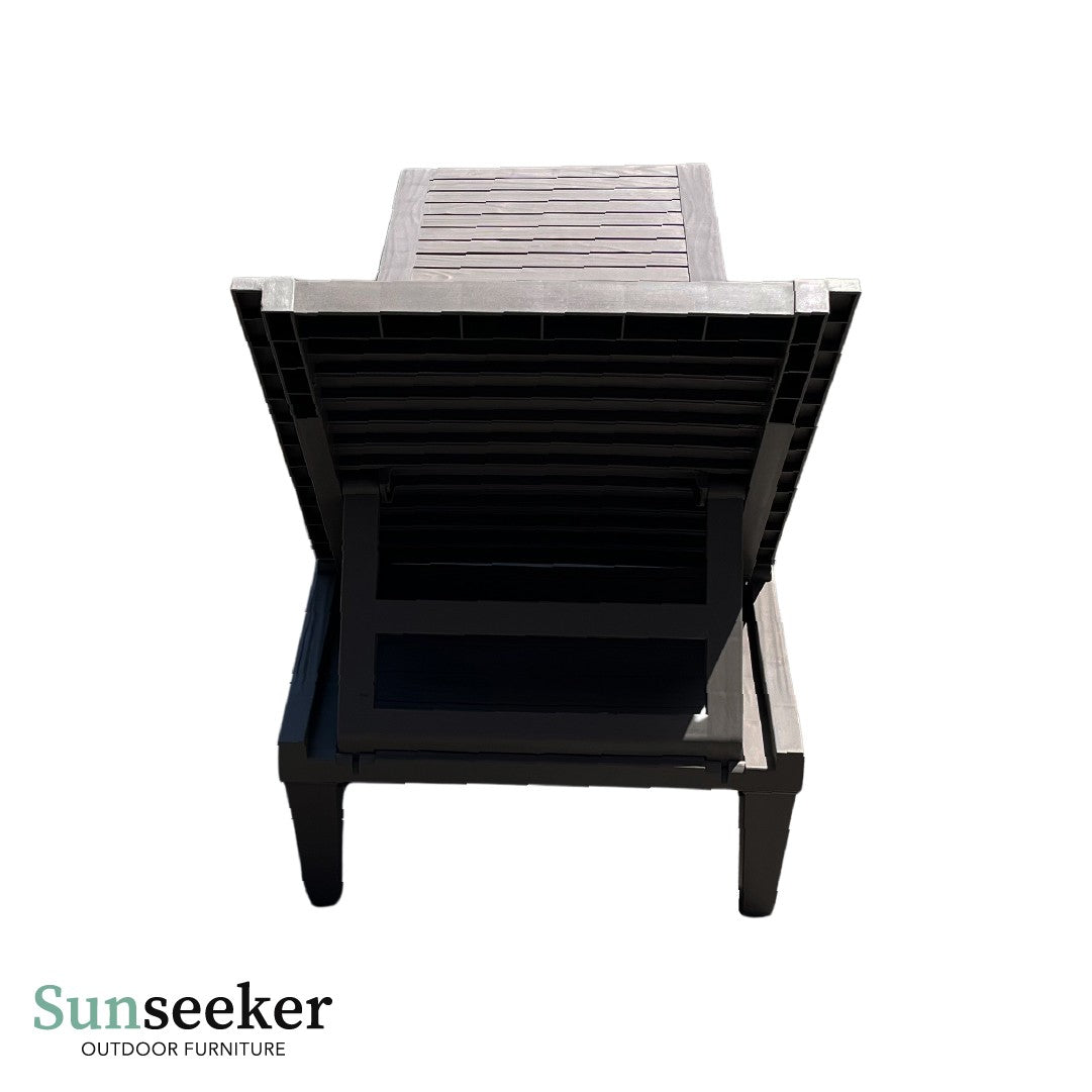 Reposera Sun Lounger Madera Plástica Arena Sunseeker 1 un