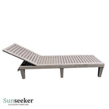 Reposera Sun Lounger Madera Plástica Arena Sunseeker 1 un