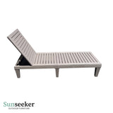 Reposera Sun Lounger Madera Plástica Arena Sunseeker 1 un