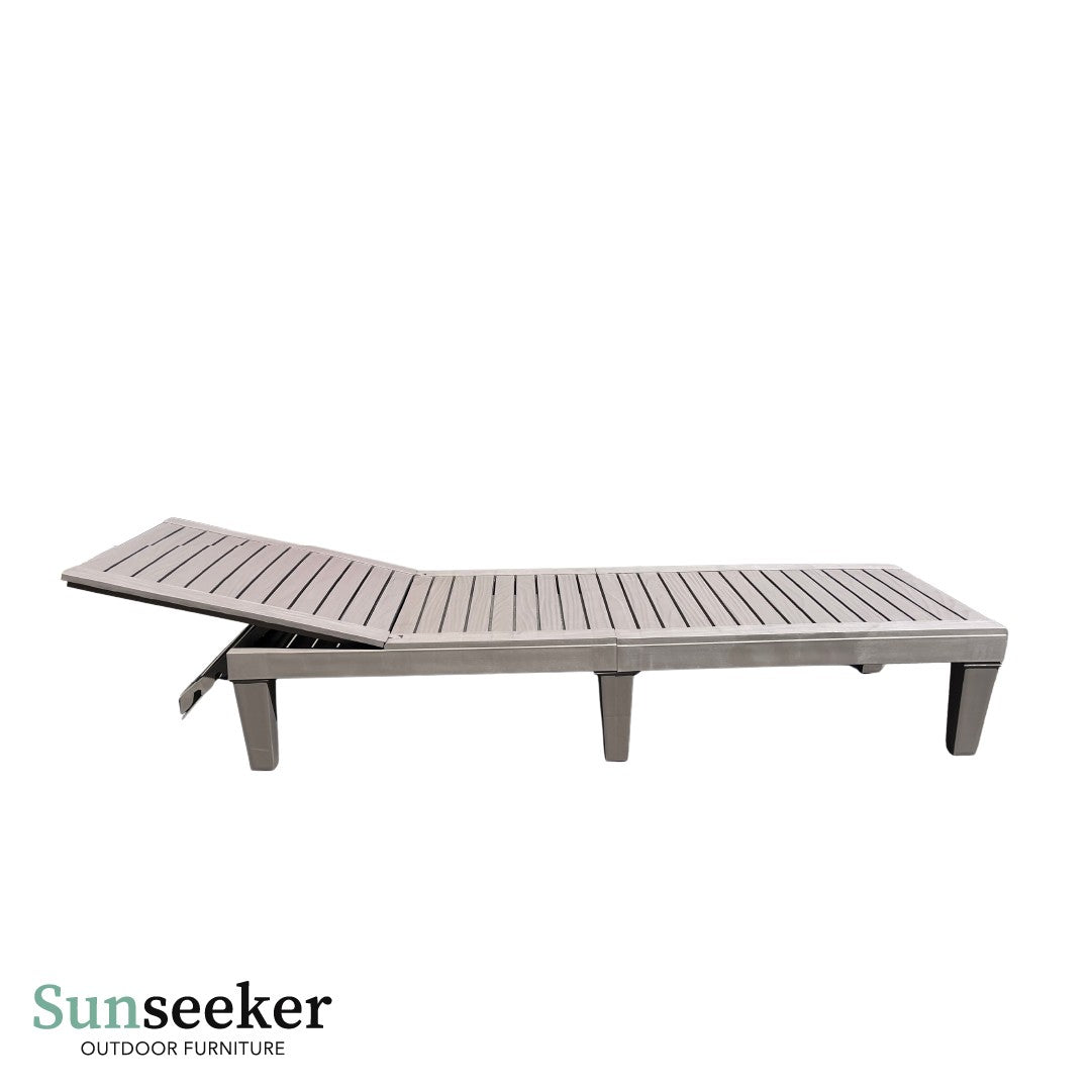 Reposera Sun Lounger Madera Plástica Arena Sunseeker 1 un