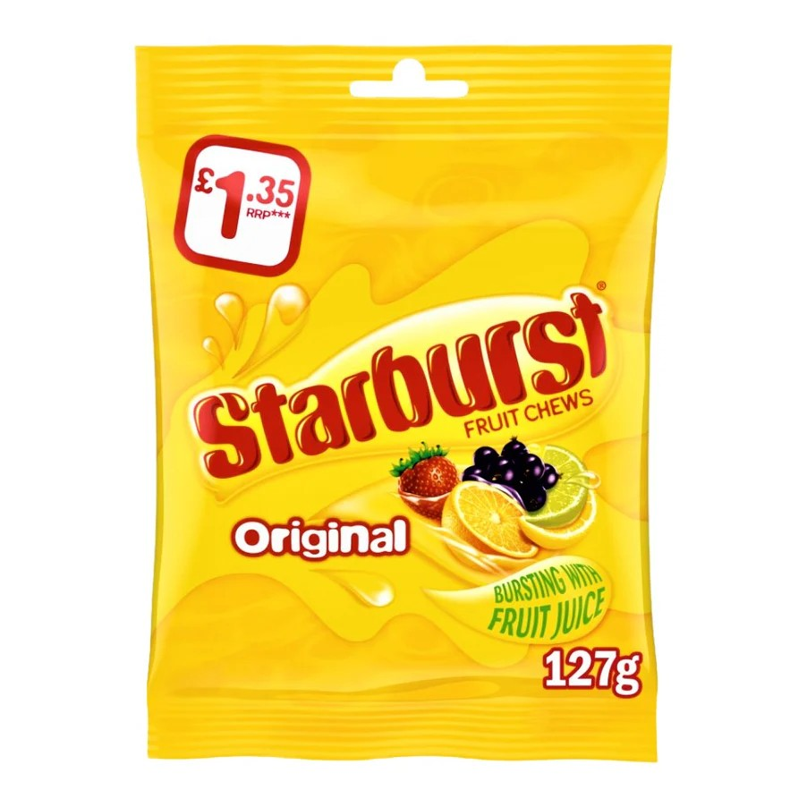 Masticables Original Treat Bag Starburst 12 x 127 g