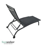 Reposera Lounger Aluminio Cool Gray 187 x 63 cm Sunseeker