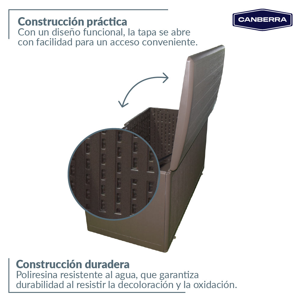 Baúl de Almacenamiento Exteriores 397 L Canberra 1 un