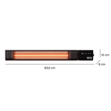 Calefactor de Pared Patio WiFi 2500W Everheat 1 un