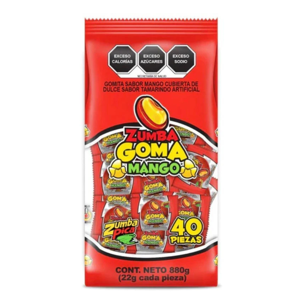 Gomitas Mango Goma Zumba 40 un x 22 g
