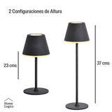Lampara de Mesa LED Táctil Inalambrica Recargable Home Logics 1 un