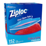 Bolsas Herméticas Freezer 27 x 27 cm Ziploc 152 un