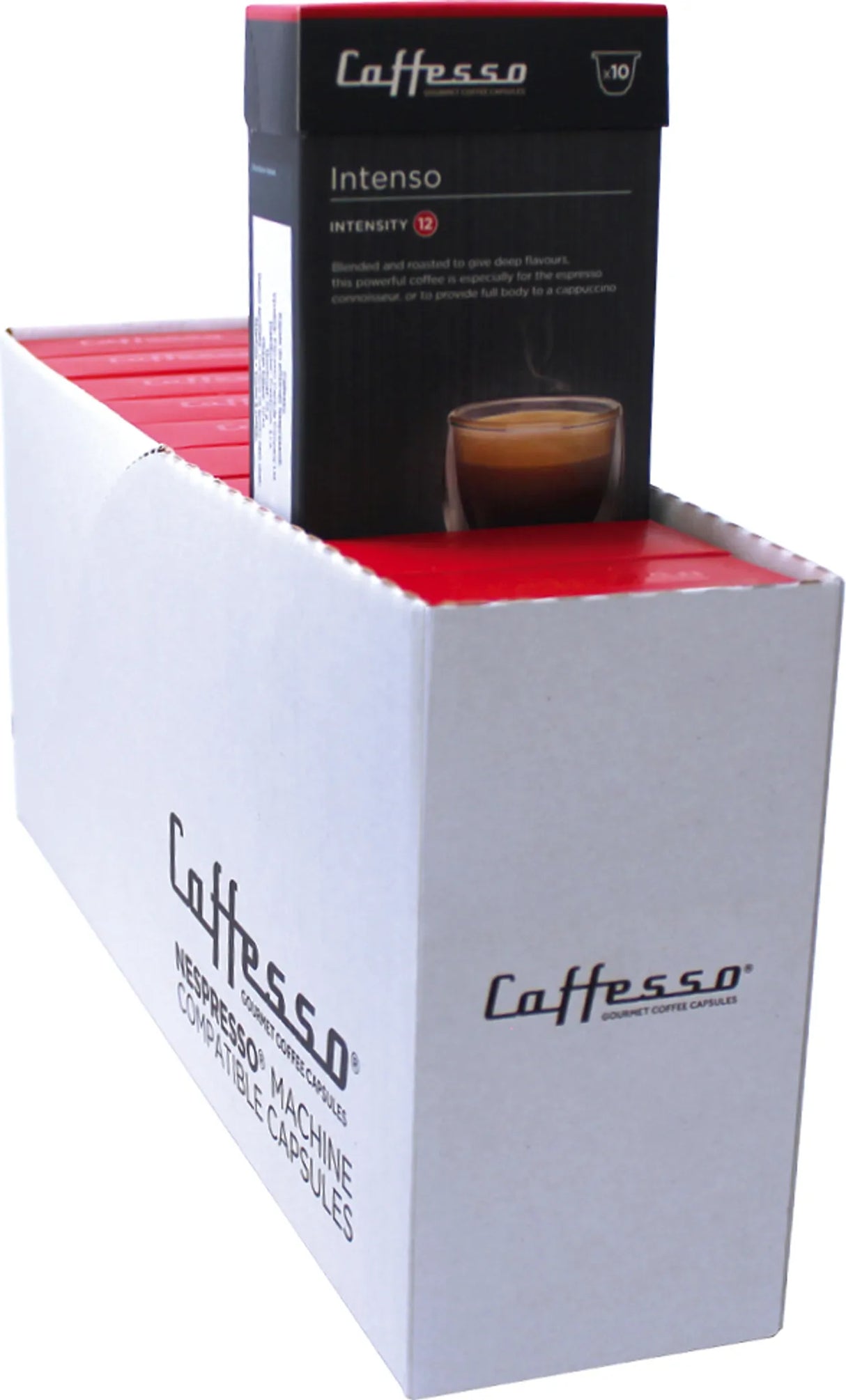 Cápsulas de Café Intenso para Nespresso Caffesso 10 x 10 un