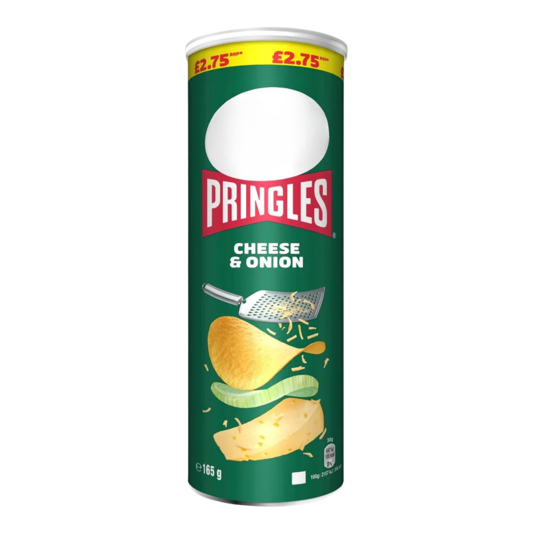 Papas Fritas Queso Cebolla Pringles 165 g